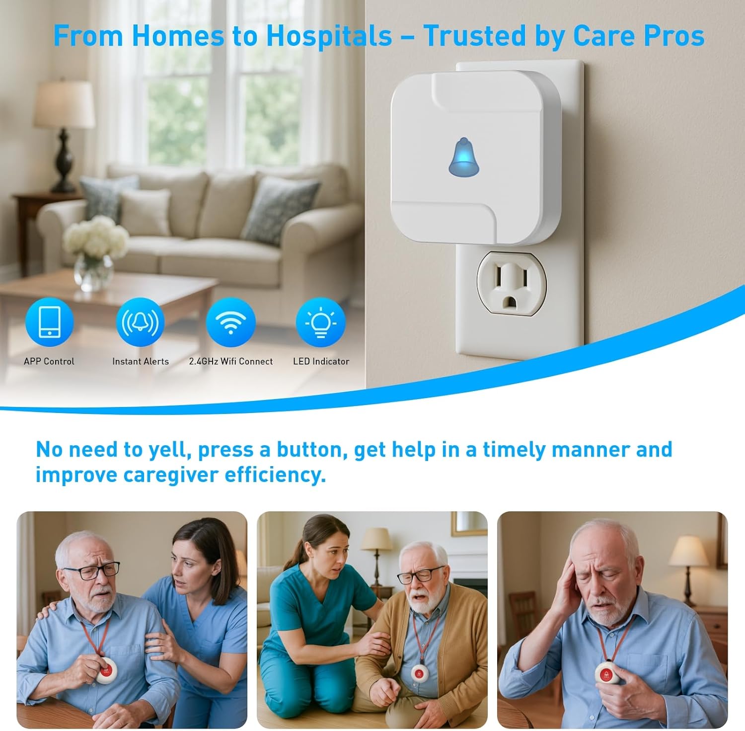 CallTou Improves Caregiver Life with WiFi Pager: A Thoughtful Review by David P.