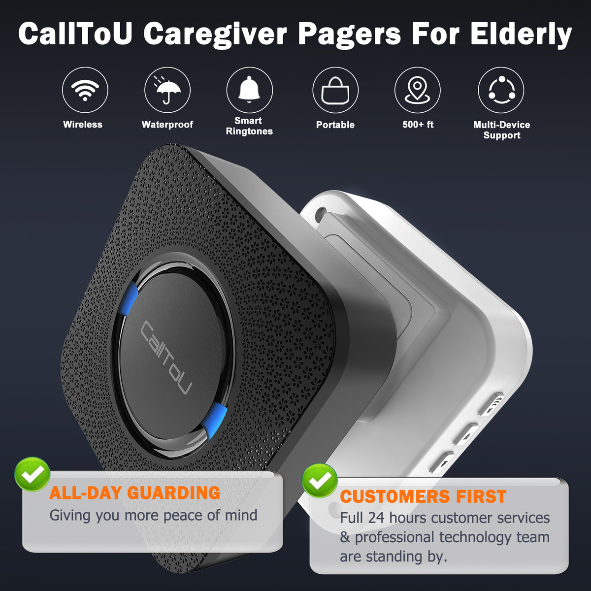 Caregiver Pager Wireless Caregiver Pager Best Medical Alert System