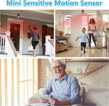 CallToU Door Chime Motion Sensor Wireless Door Chime Motion Detect Alarm Sensor with 500FT Range 55 Chimes 5 Volume Level LED Indicators Door Chime CallToU