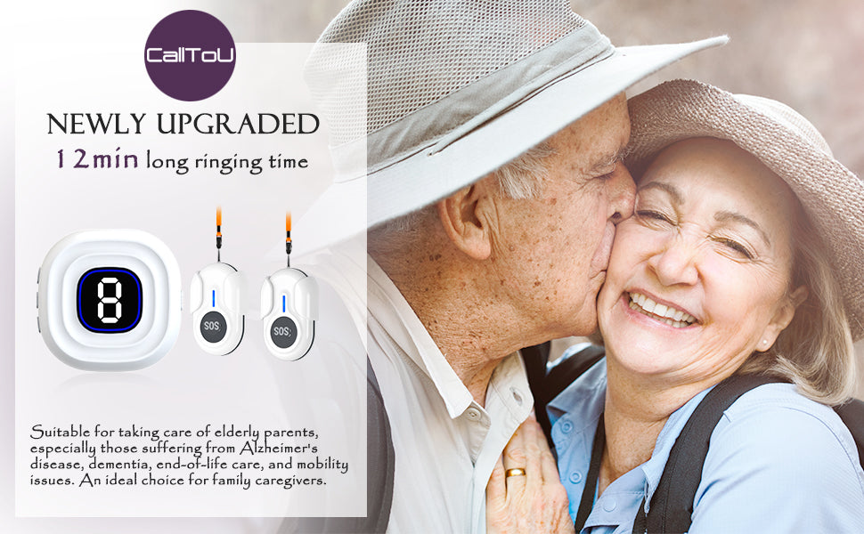 Calltou CallToU Caregiver Pager with 12-Min Adjustable Ringing Time