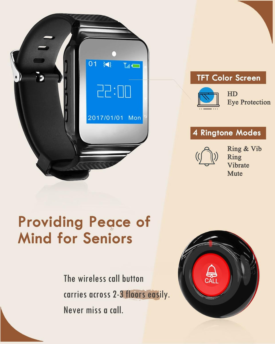 CallTou Watch Receiver Review by C. Lewis Addison | Reliable Caregiver ...