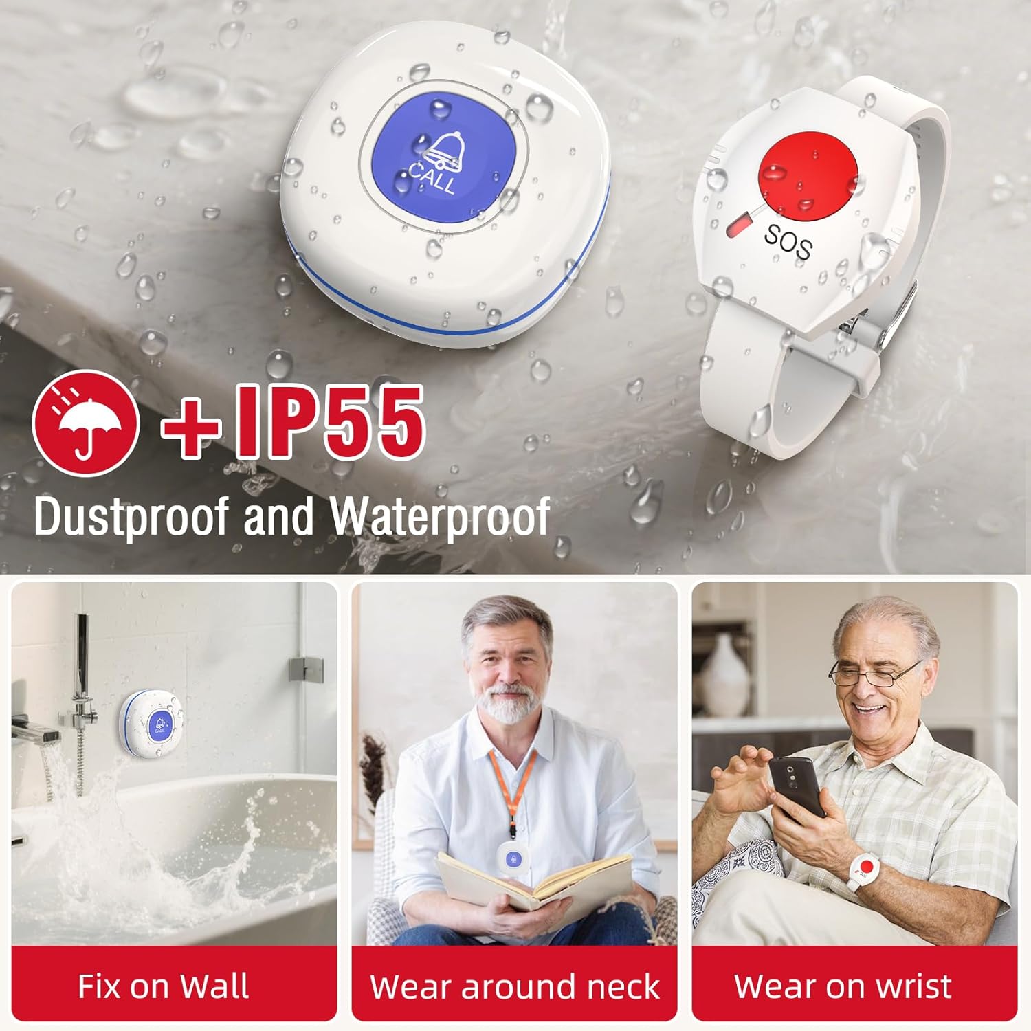CallTou Portable Caregiver Pager: Empowering Care with Simplicity and Precision