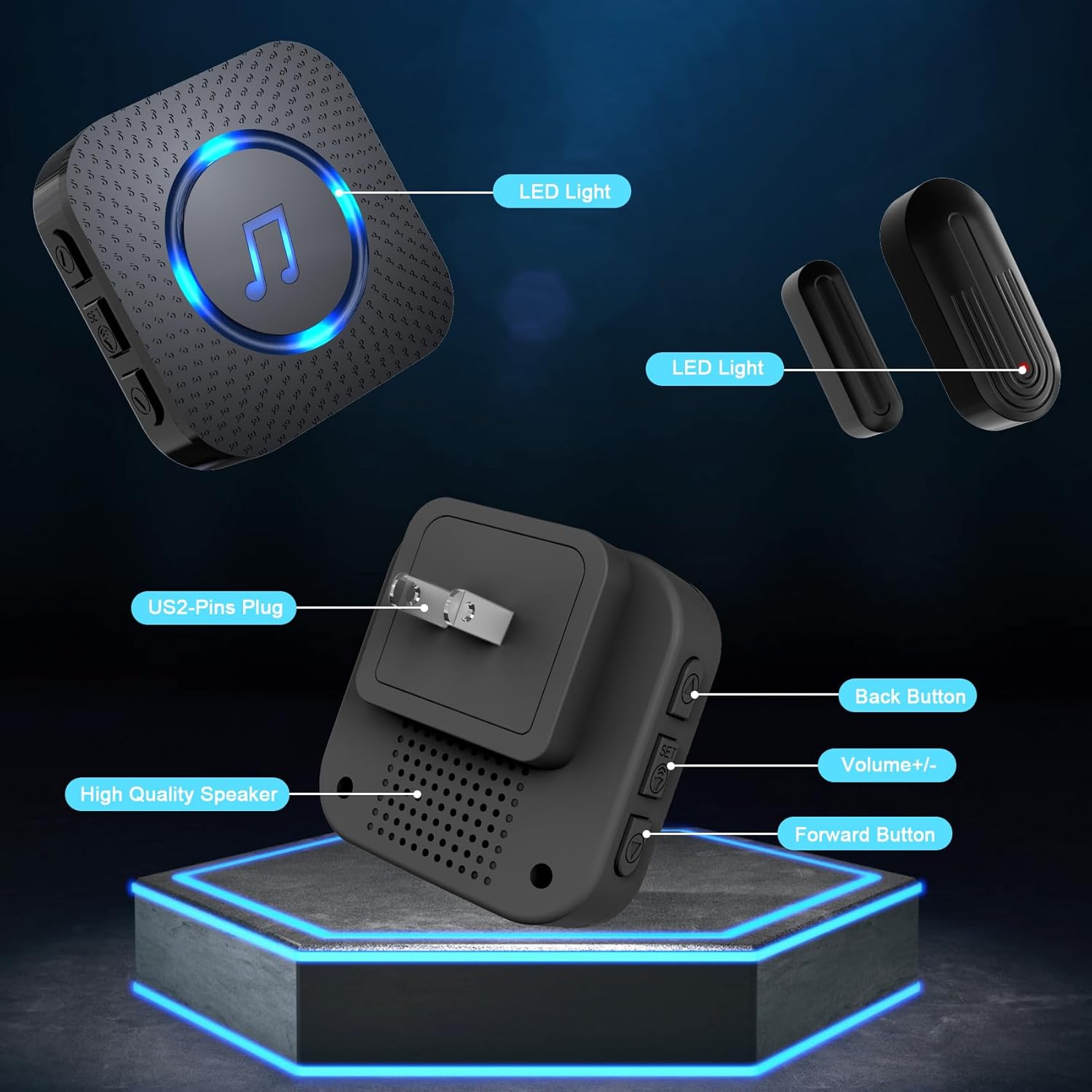 CallTou Customer Review: Reliable Wireless Door Chime & Security Alert System