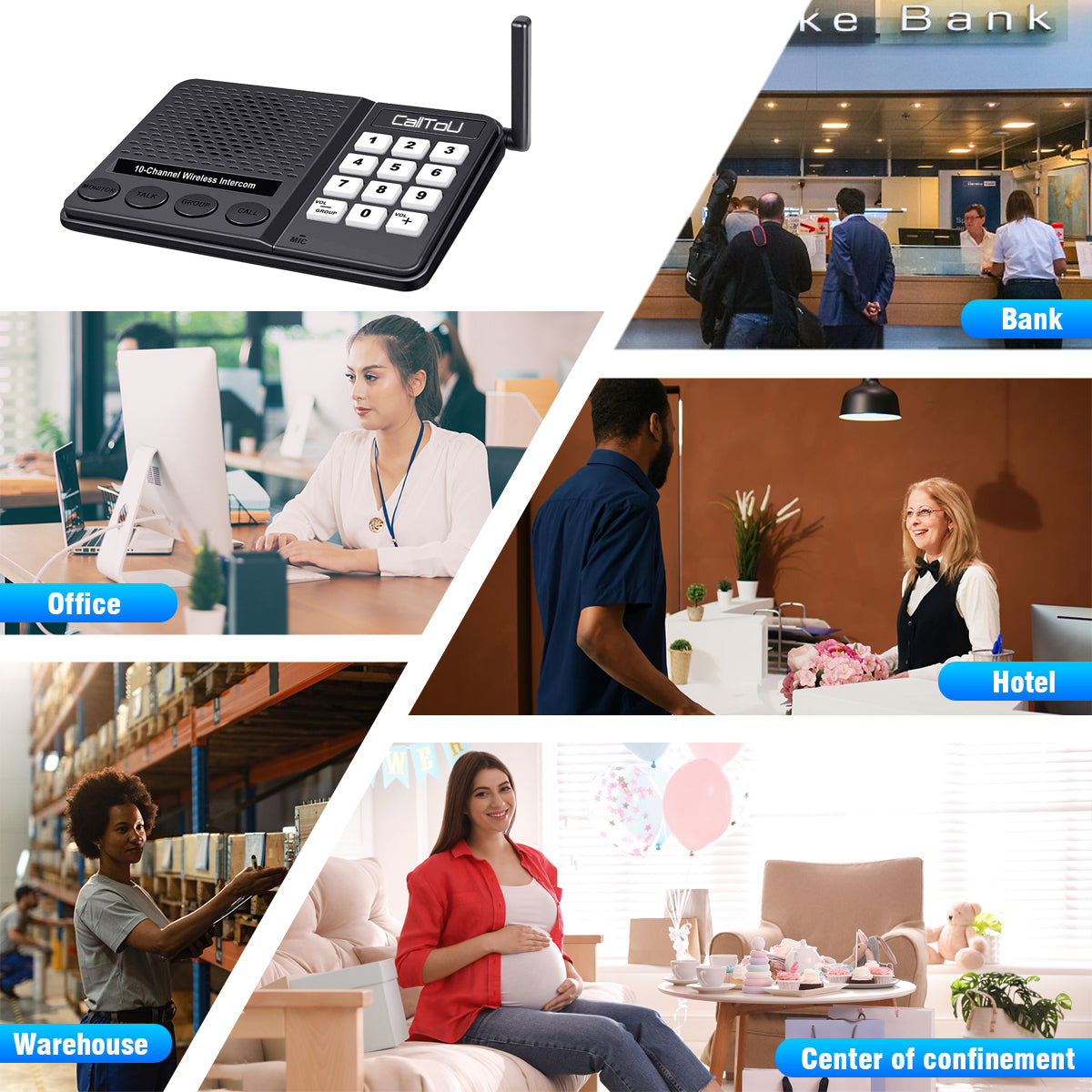 Hosmart Wireless Home Intercom System 1/2 Mile Range HY777 2 Units New Hosmart Wireless Home Intercom System 1/2 Mile Range HY777 2 Units New