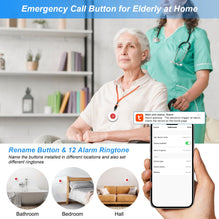 CallToU WiFi Rechargable Smart Wireless Caregiver Pager Call Button System Nurse Calling Alert System