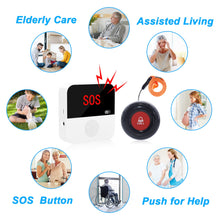 CallToU Tuya WiFi Smart Wireless Caregiver Pager Call Button System（Need to Be Paired with CallToU Transmitter to Work）（复制） CallToU