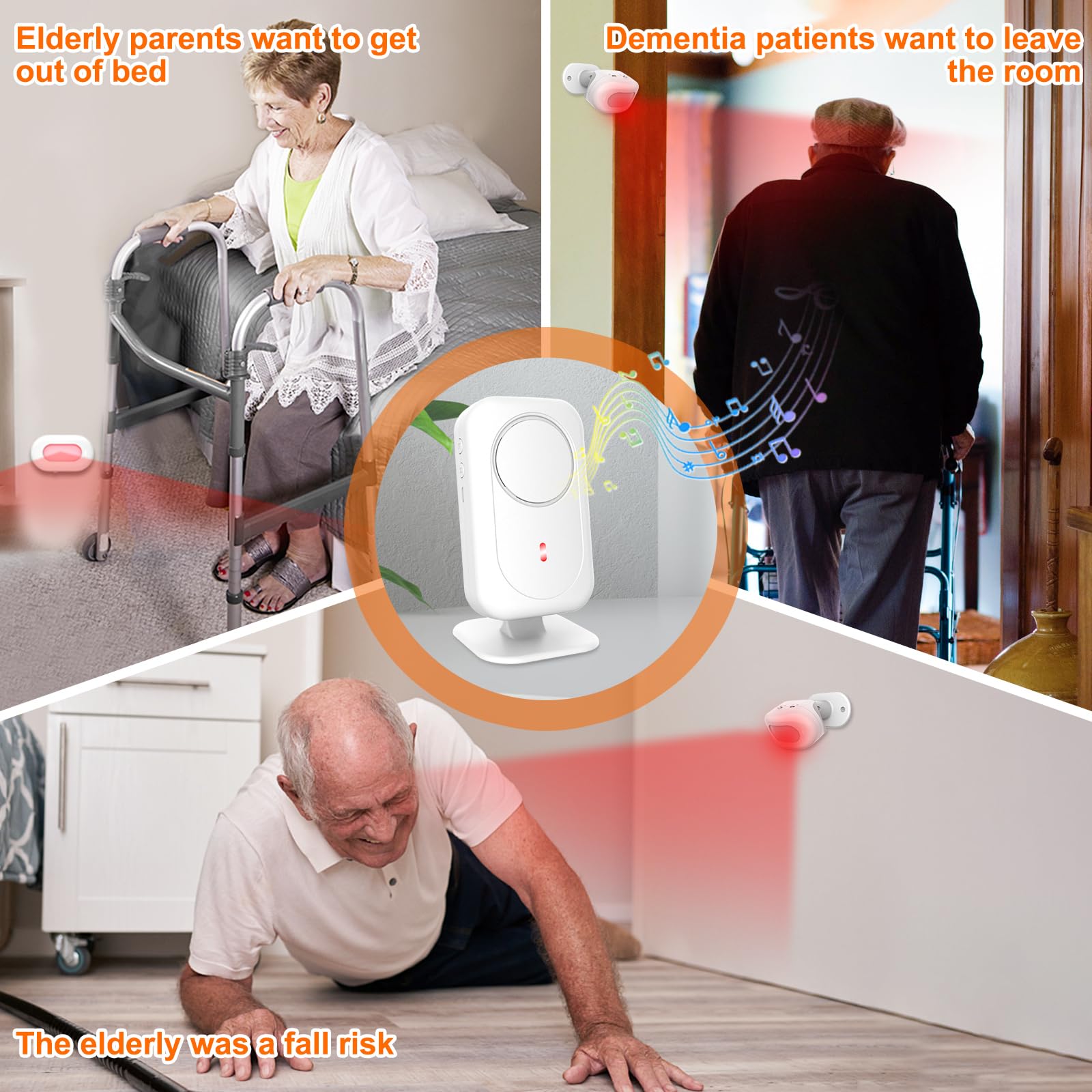 Draadloze Motion Sensor Deurbel Welkom Zoemer Gepersonaliseerde Voice Draadloze Motion Sensor Deurbel Welkom Zoemer Gepersonaliseerde Voice