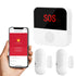CallToU WiFi intelligent sans fil soignant téléavertisseur alarmes de porte pour les patients atteints de démence carillons de porte avec 2 capteurs de porte 1 récepteur
