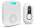 Caregiver Call Button Beeper Pager System Rechargeable & Portable Receiver with 500Ft Range Alert Button Call Bell for Elderly/Patient/Disabled at Home/Hospital/Clinic CallToU