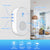 CallToU Button for Elderly at Home,Nurse Call Bell 600+ Feet for Elderly Monitoring,Alert Button for Seniors CallToU