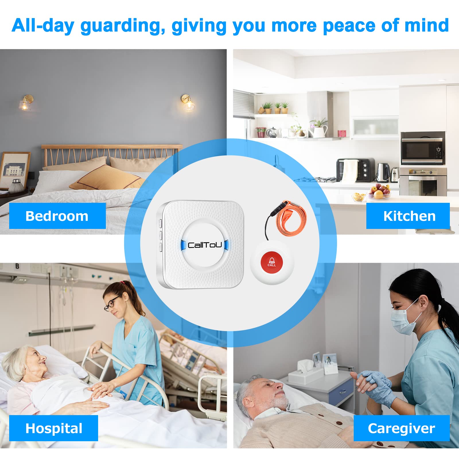 Call Button Snf CallToU Nursing Home Call Button | Senior Medical Alert Devices