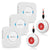 Caregiver Pager System | Nurse Call Button | Caregiver Call Button 3 receivers with 2 buttons Elderly Pager Alert CallToU