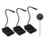 CallToU Window Speaker Intercom System Dual-Way Anti-Interference Glass Window Microphone and Speaker for Bank Hospital Office Store Bus Station Ticket Booth Window Counter Intercom, Black, 3 Pack CallToU