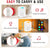 CallToU Caregiver Pager Wireless Call Buttons for Elderly Monitoring Portable Call Bell with 2 Panic Button and 1 USB Receiver,500ft Range Nurse Alert System for Home Care Seniors (FCC Certified) CallToU