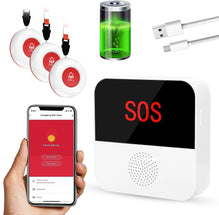 CallToU WiFi Rechargable Smart Wireless Caregiver Pager Call Button System Nurse Calling Alert System