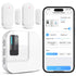 CallTou WiFi Door Chime Sensor, Entry Alert for Home Store Office, 500FT Range, 20 Tones, 2 Sensors