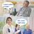 CallToU 2PCS Caregiver Pager for Elderly Seniors Patient Disabled Home intercom CallToU