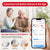 CallToU WiFi Wireless Caregiver Pager with APP Alerts, 328ft Range, 20 Ringtones, SOS Button for Elderly