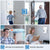 CallTou WiFi Door Chime Sensor, Entry Alert for Home Store Office, 500FT Range, 20 Tones, 2 Sensors