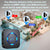 CallTou Door Chime,Wireless Door Open Alarm-CallTou Door Entry Chime with 55 Chimes 5 Adjustable Volume Mute Mode for Business/Home/Store, Pool Alarm with LED Indicators