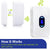 Daytech Door Chime Wireless Door Sensor Alarm Door Entry Chime with 600 FT Range with 55 Chimes 5 Volumes CallToU