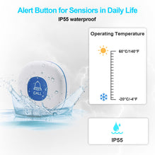CallToU Wireless Caregiver Pager Call Button 500+Feet Nurse Alert System CallToU