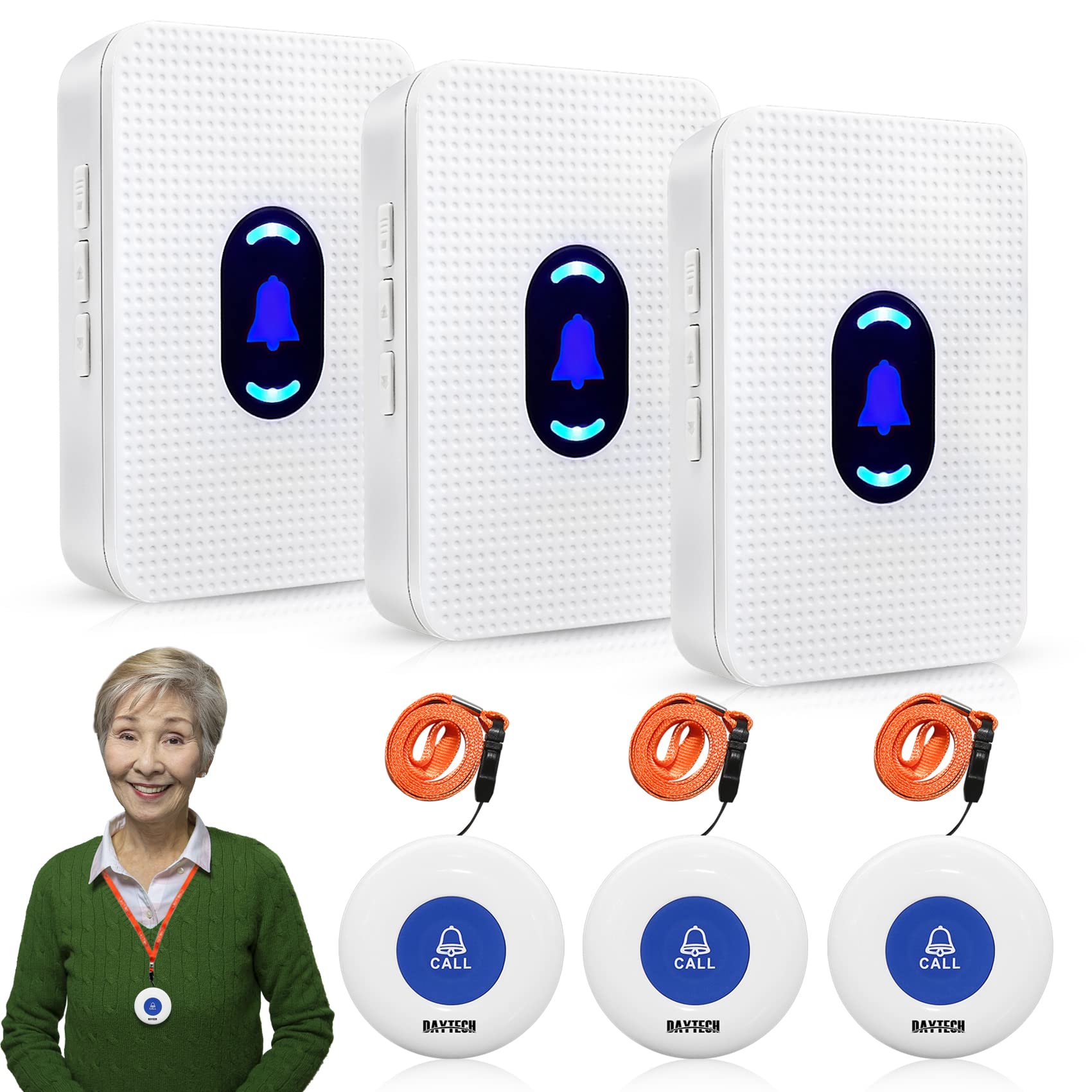 CallToU Caregiver Pager Call Button Panic Button Life Alert Systems fo
