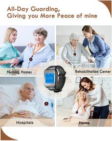 CallToU Smart Call Button 500+Feet  Nurse Calling Alert Vibration for Home CallToU