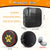 ChunHee WiFi Dog Bells to Go Outside,Dog Door Bell for Dogs to Ring to Go Outside,Bells for Dog Training to Go Outside,Black Dog Bell with Adjustable Volume,1 Receivers & 2 Dog Buttons CallToU