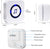 CallToU Door Chime,Wireless Door Sensor with 55 Chimes 5 Adjustable Volume Mute Mode for Business/Home/Store,Door Open Alert with 1000ft Range LED Indicators CallToU