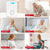 CallToU Caregiver Pager Wireless Call Buttons for Elderly Monitoring Portable Call Bell with 2 Panic Button and 1 USB Receiver,500ft Range Nurse Alert System for Home Care Seniors (FCC Certified) CallToU