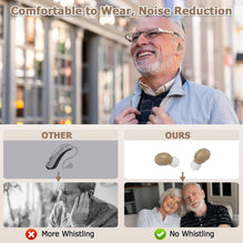 Advanced Bluetooth Hearing Amplifiers for Seniors with Noise Cancelling and LED Display – Your Ultimate Solution for Crystal Clear Sound and Convenience CallToU