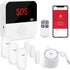 Secure Your Home with the CallTou Smart WiFi Door Alarm System - DIY Phone Alerts, 6-Piece Kit for House and Apartment Security
