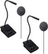 CallToU Window Speaker, Window Intercom System for Business, Dual-Way Microphone and Speaker(2 Pack)