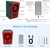 CallTou Solar Motion Sensor Alarm - 2 Pack | 130db, Dog Barking & Gunshot Sounds | Recording, Adjustable Volume | Smart Sensor, Solar-Powered CallToU
