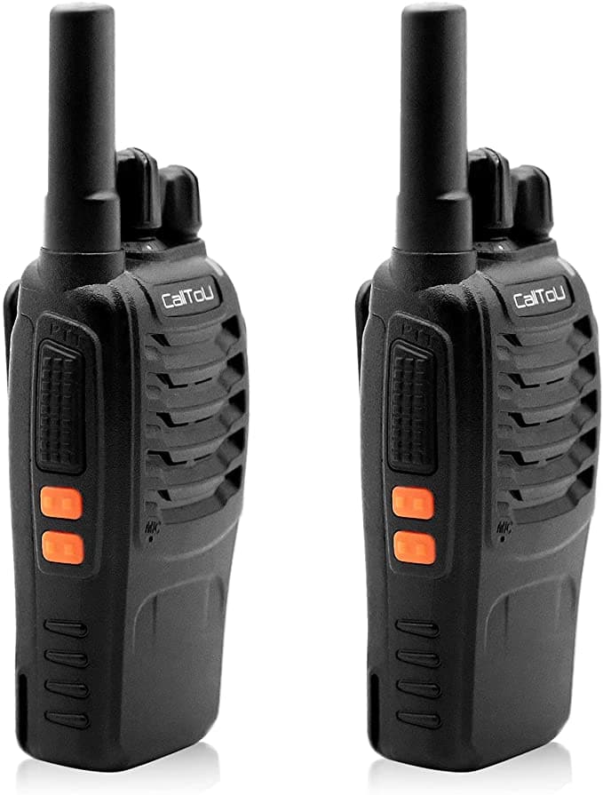 CallToU Walkie Talkies Lot de 2 pour la maison, le travail, la randonnée,  le camping