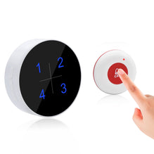 CallToU Caregiver Pager Medical Alert System,Nurse Alert Help Button for Home Elderly Patient Disabled Attention Pager 500+ Feet 1 Plugin Receiver 1 Waterproof Call Button CallToU
