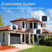 Daytech Solar Driveway Alarm System, Long Range PIR Motion Sensor Waterproof Wireless Security Alert System with Door Open Chime for Home/Office (1 Sensor + 1 Receiver) CallToU