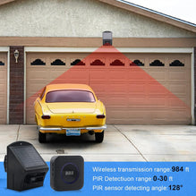 Daytech Solar Driveway Alarm System, Long Range PIR Motion Sensor Waterproof Wireless Security Alert System with Door Open Chime for Home/Office (1 Sensor + 1 Receiver) CallToU