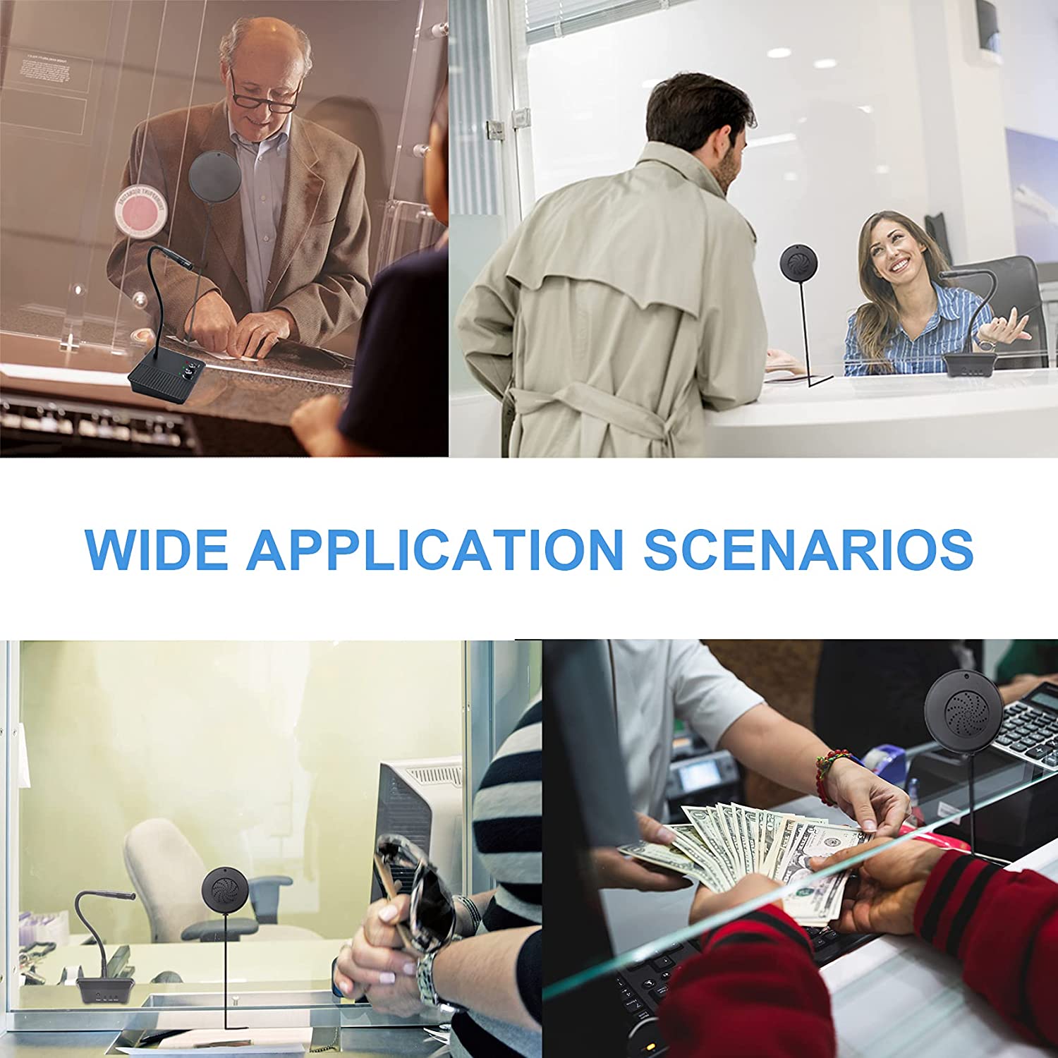 CallToU Window Speaker System Intercoms 2 Way Anti-Interference