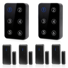 CallToU Wireless Door Chime Digital Display Door Contact Sensor Alarm CallToU