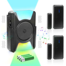 CallToU Door Chime Wireless Door Window Sensor Alarm for Door Opens 1000FT Range Enter Alert Chimes for Business Home Store When Entering 2 Sensor 1 Vibrating LED Light Receiver CallToU
