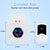 CallToU Wireless Doorbell Waterproof Doorbell Chime Operating at 1000 Feet with 55 Ringtones 5 Volume Levels and 7 Colour Flash LED Light CallToU