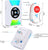 CallToU Caregiver Pager Deaf Friendly Wireless Elderly Monitoring at Home, Wearable SOS Alert Button Nurse Call System for Seniors Patients Disabled CallToU