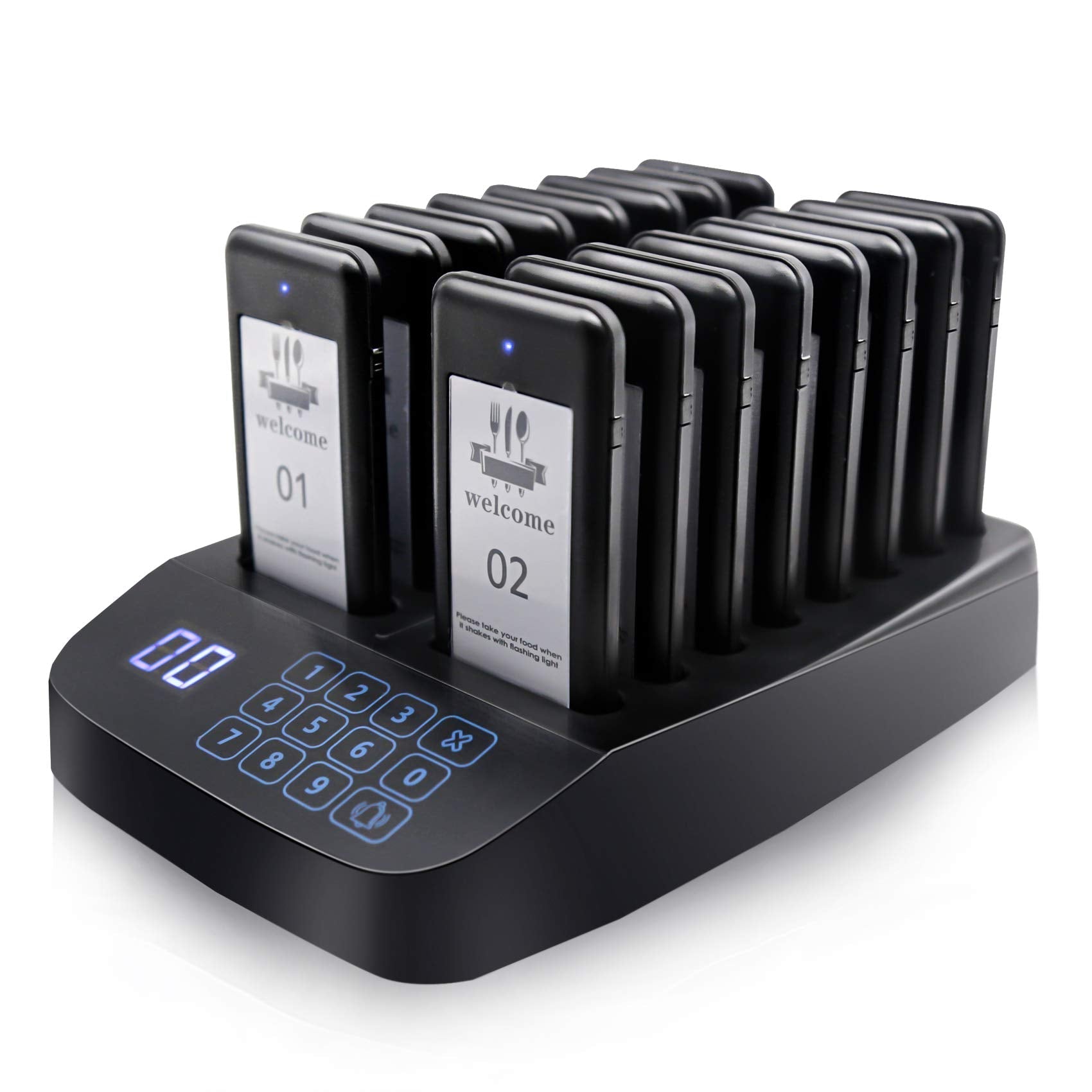 CallToU Social Distancing Keeping Pagers for Restaurants