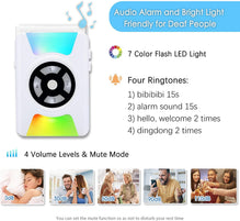 CallToU Wireless Caregiver Pager Panic Button Watch Call Button for Elderly Nurse Alert System 500 Feet for Nusring Home Seniors Patient Disabled Assistance CallToU