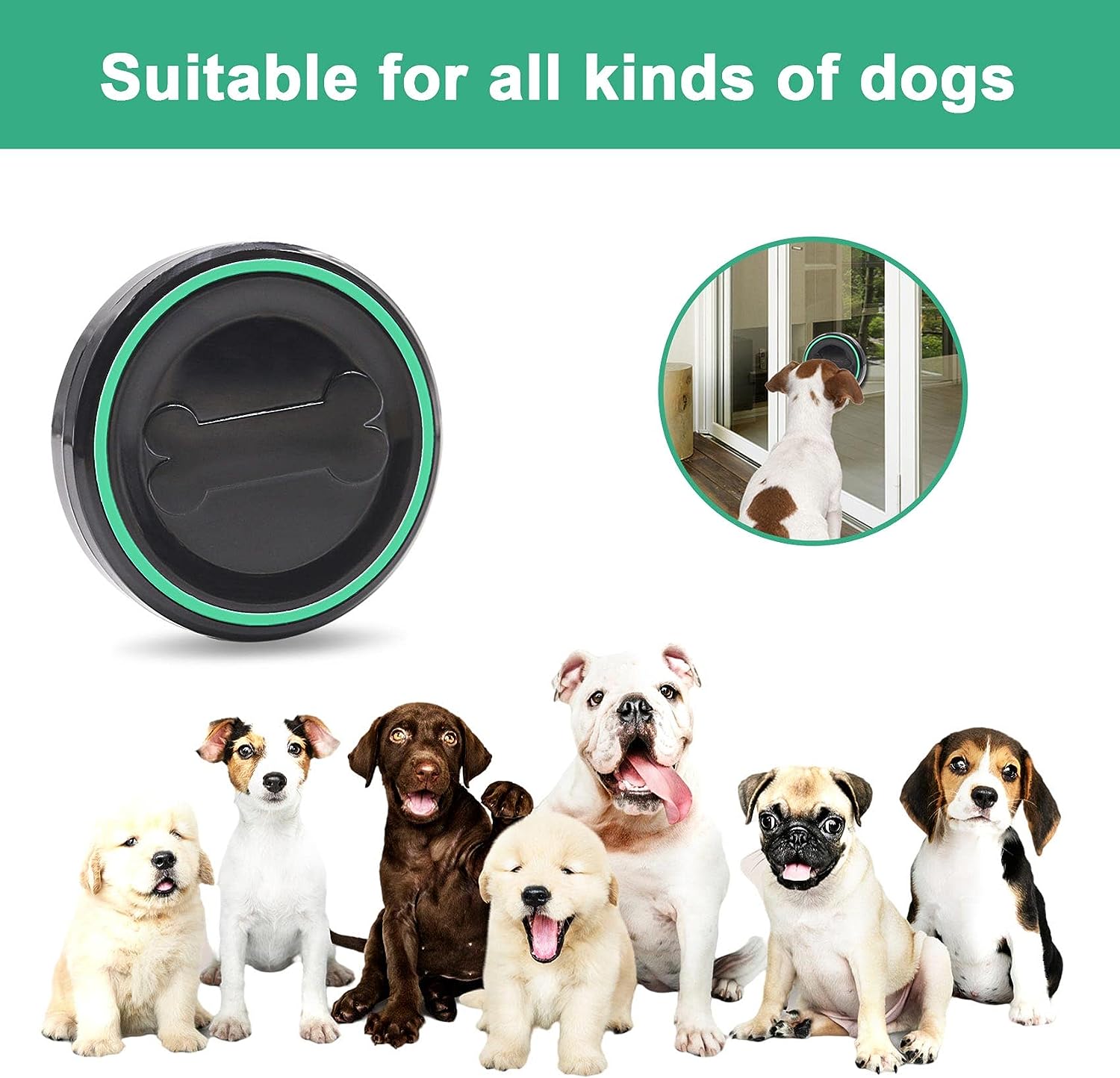 Bells For Dog Training To Go Outside 7-Bell Dog Doorbell