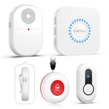 CallToU Caregiver Pager Call Button Wireless Waterproof Vibration Nurse Calling Alert System CallToU