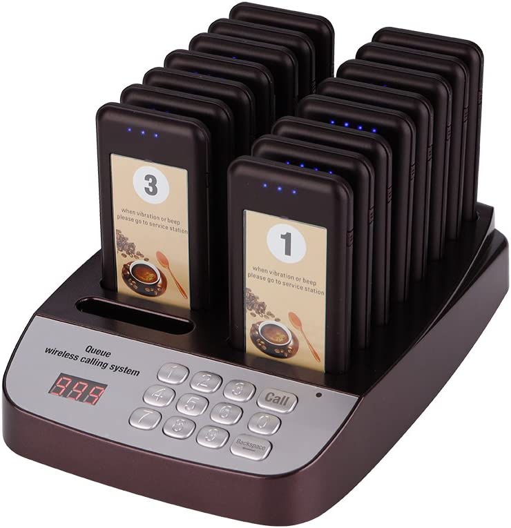 CallToU Portable Rechargeable Paging System for Restaurant Clinic