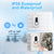 CallToU Wireless Doorbell Battery Operated Vibrating LED Flashing for Home Hearing Impaired Doorbell chime Kit,Battery Powered 4 Working Modes 5 Volume Level CallToU
